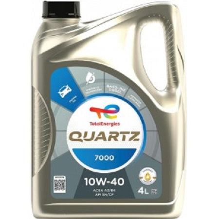 Моторно масло Total Quartz 7000, бензин 10W40, 4л